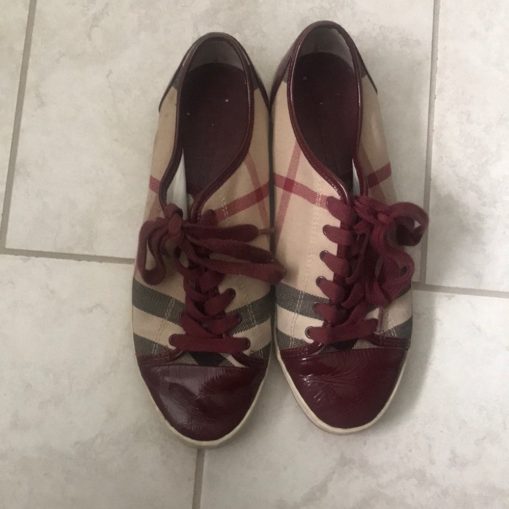 Burberry Plaid Shoes